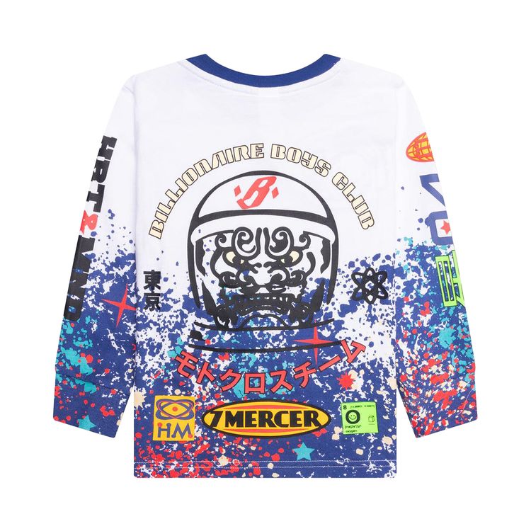 Billionaire Boys Club Kids Pegasus Long Sleeve Tee White