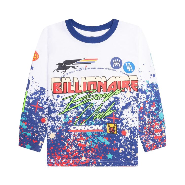 Billionaire Boys Club Kids Pegasus Long Sleeve Tee White