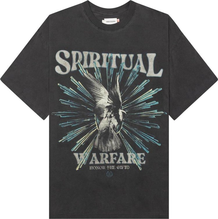 Honor The Gift Spiritual Conflict Short Sleeve Tee Black