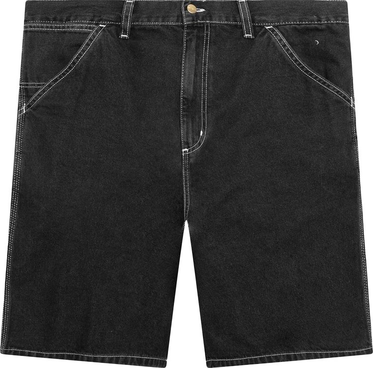 Carhartt WIP Simple Short 'Black Stone Washed'