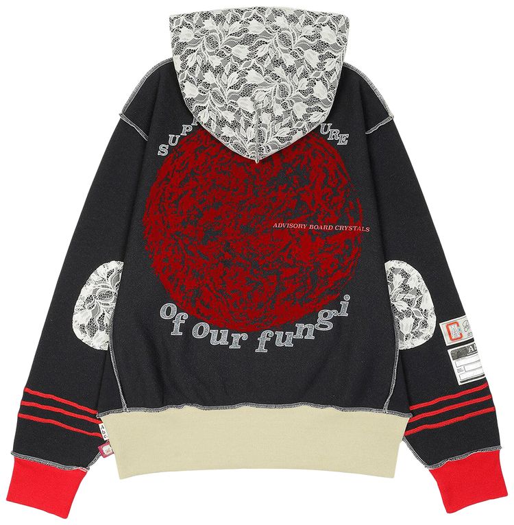 Advisory Board Crystals Rangoli Hoodie Black