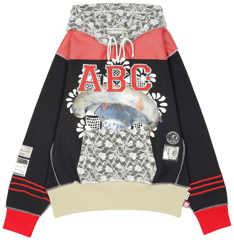 Advisory Board Crystals Rangoli Hoodie Black