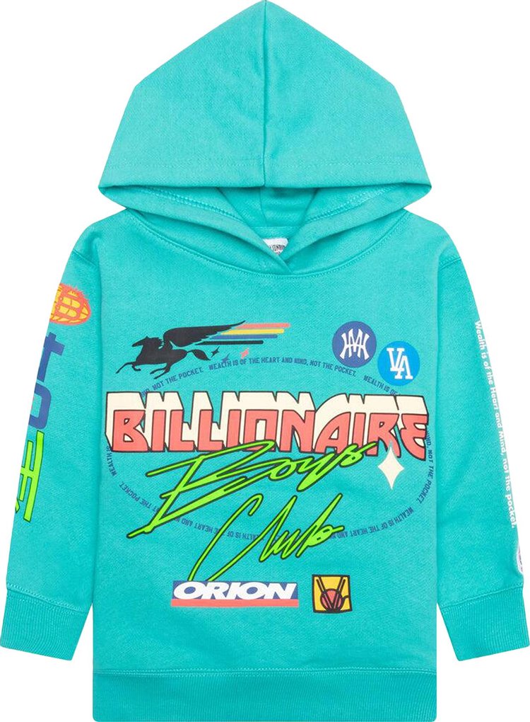 Billionaire Boys Club Kids Mercer Hoodie Bright Aqua