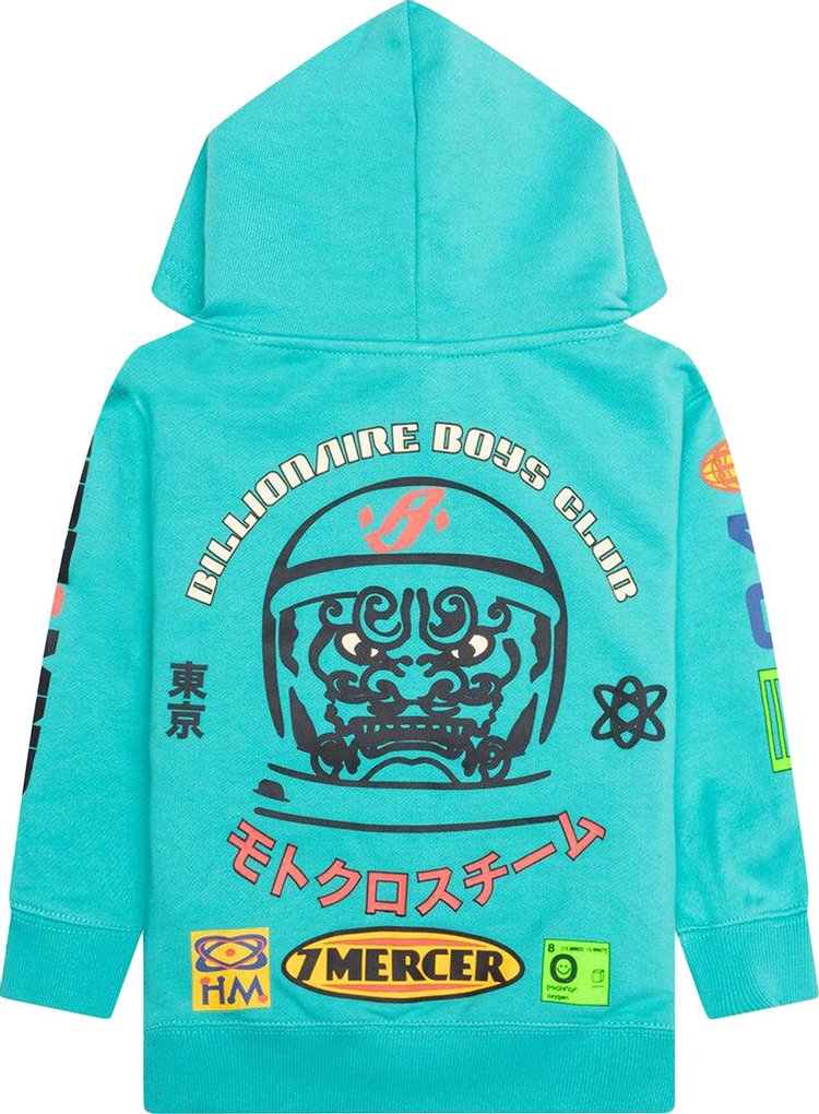 Billionaire Boys Club Kids Mercer Hoodie Bright Aqua