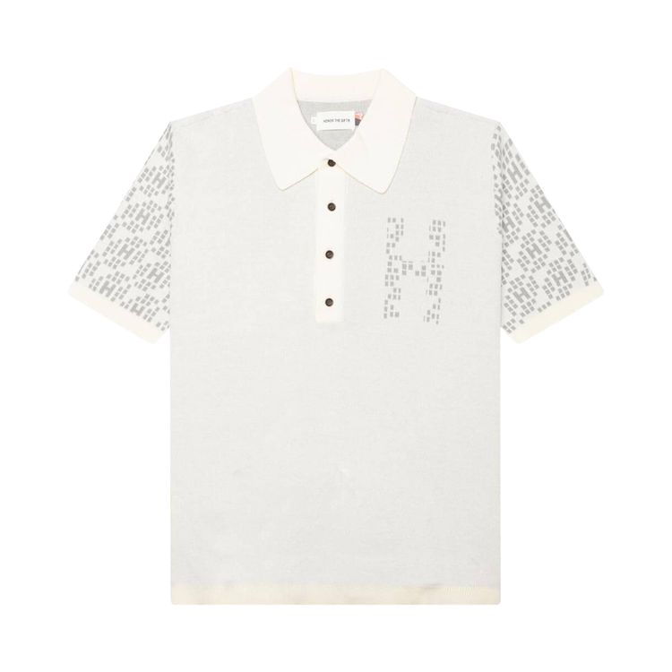 Honor The Gift H Pattern Polo Bone