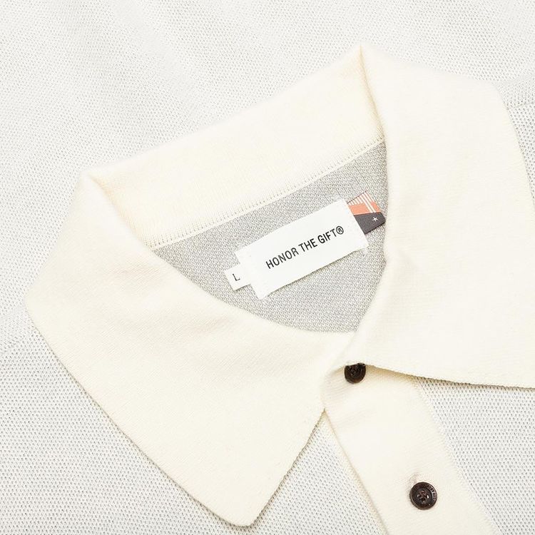 Honor The Gift H Pattern Polo Bone