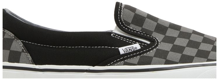 Vans Slip On Black Pewter Checkerboard
