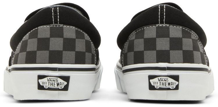 Vans Slip On Black Pewter Checkerboard