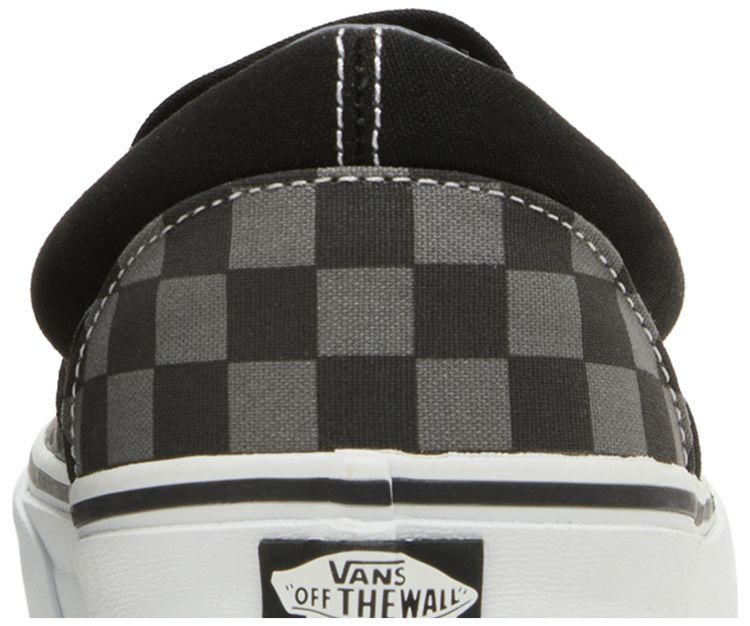 Vans Slip On Black Pewter Checkerboard