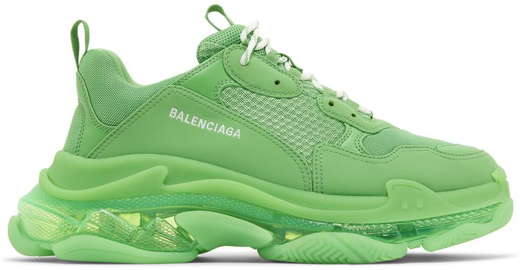 Balenciaga Triple S Sneaker Clear Sole   Green