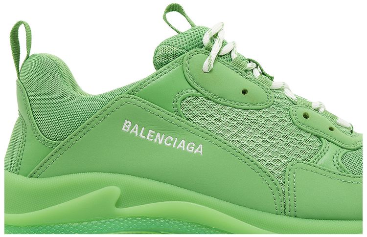 Balenciaga Triple S Sneaker Clear Sole   Green