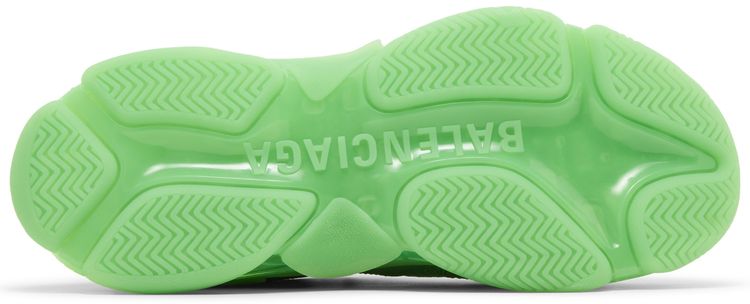 Balenciaga Triple S Sneaker Clear Sole   Green