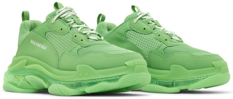 Balenciaga Triple S Sneaker Clear Sole   Green