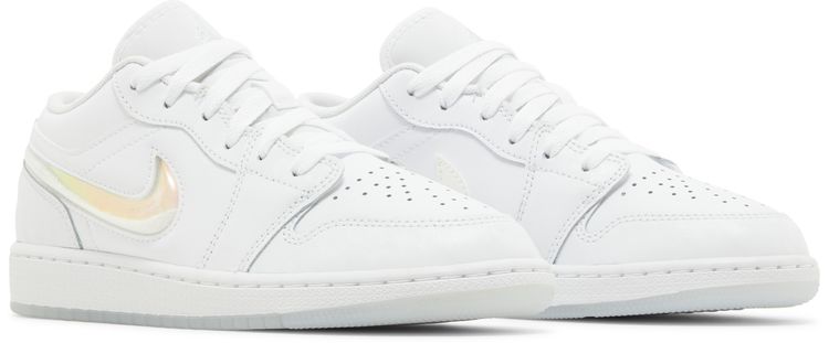 Air Jordan 1 Low SE GS Glitter Swoosh