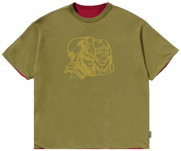 BAPE x Sean Wotherspoon Reversible Tee Burgundy