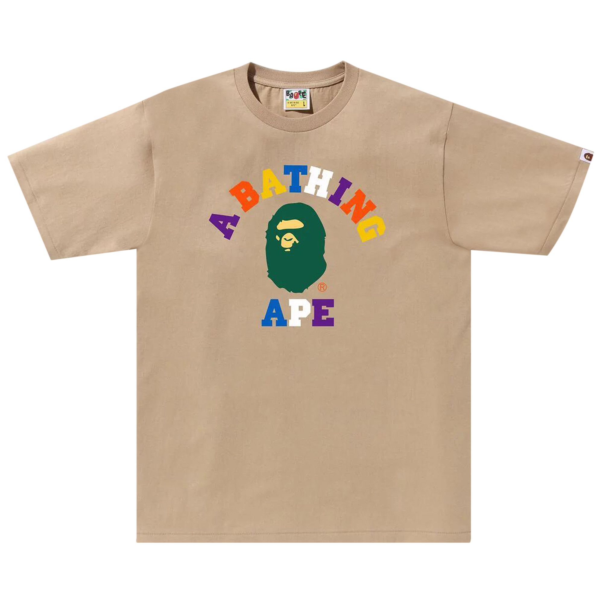 【A BATHING APE】4色展開 COLORS COLLEGE TEE 要在庫確認 A BATHING APE® College Tee | Bape official website – INT