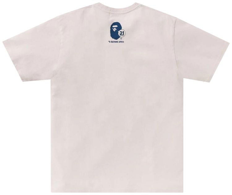 BAPE A Bathing Ape 31st Anniv Ape Head Tee Ivory