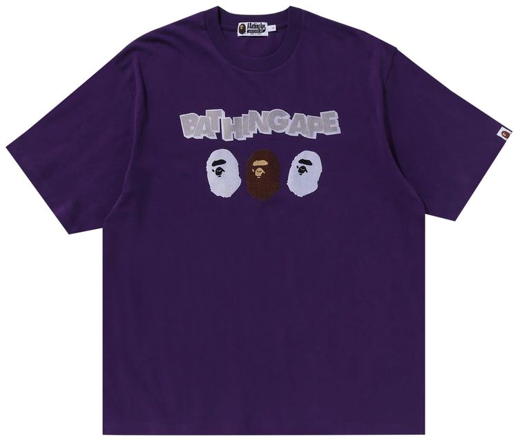 Buy BAPE Triple Ape Head Relaxed Fit Tee 