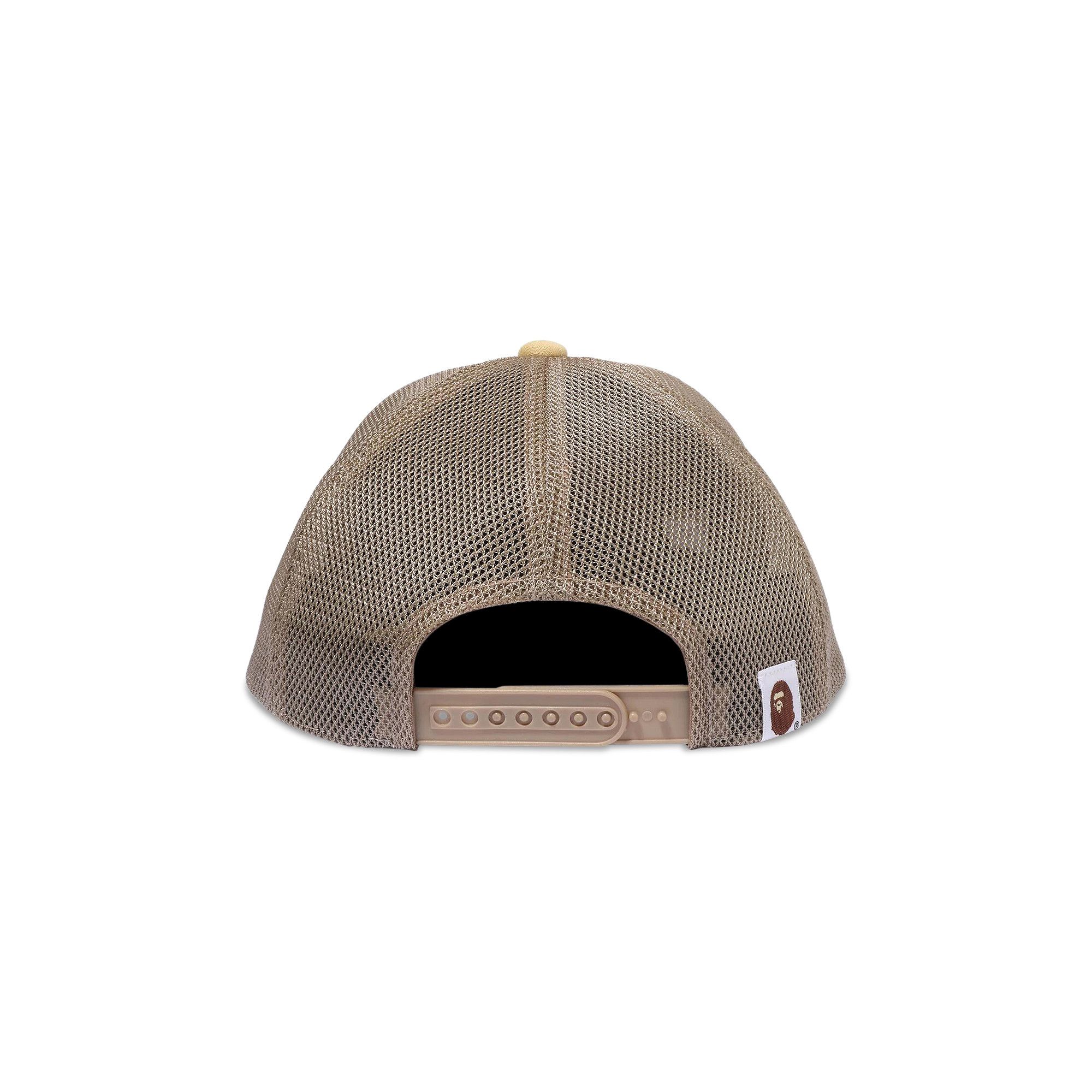 Buy BAPE Color Camo NYC Logo Mesh Cap 'Yellow' - 1K30 180
