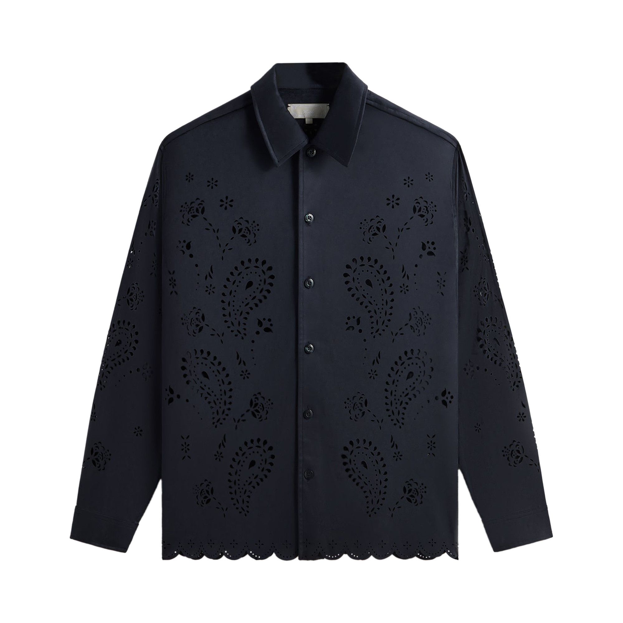Buy Kith Isaac Microsuede Long-Sleeve Button Down Shirt 'Define