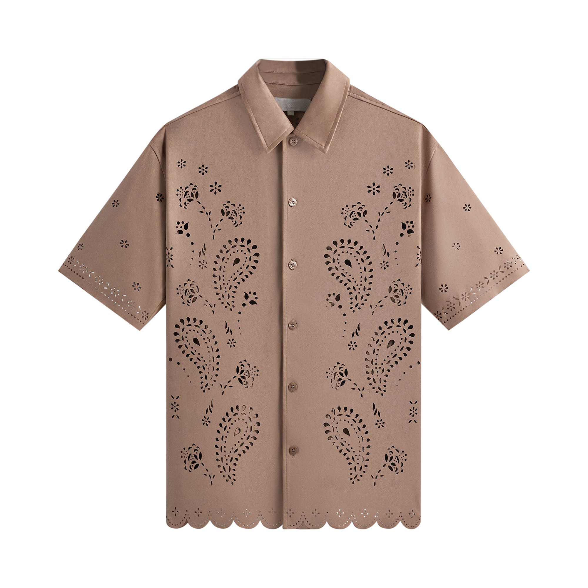 Buy Kith Isaac Microsuede Button Down Shirt 'Share' - KHM032066