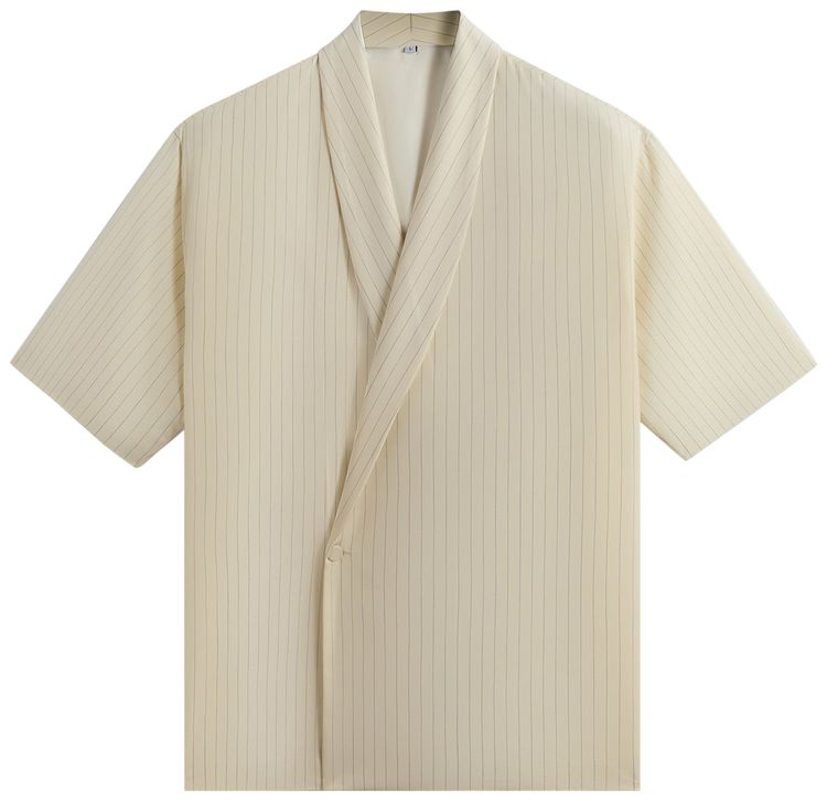 Kith Tropical Wool Thompson Crossover Shirt Sandrift