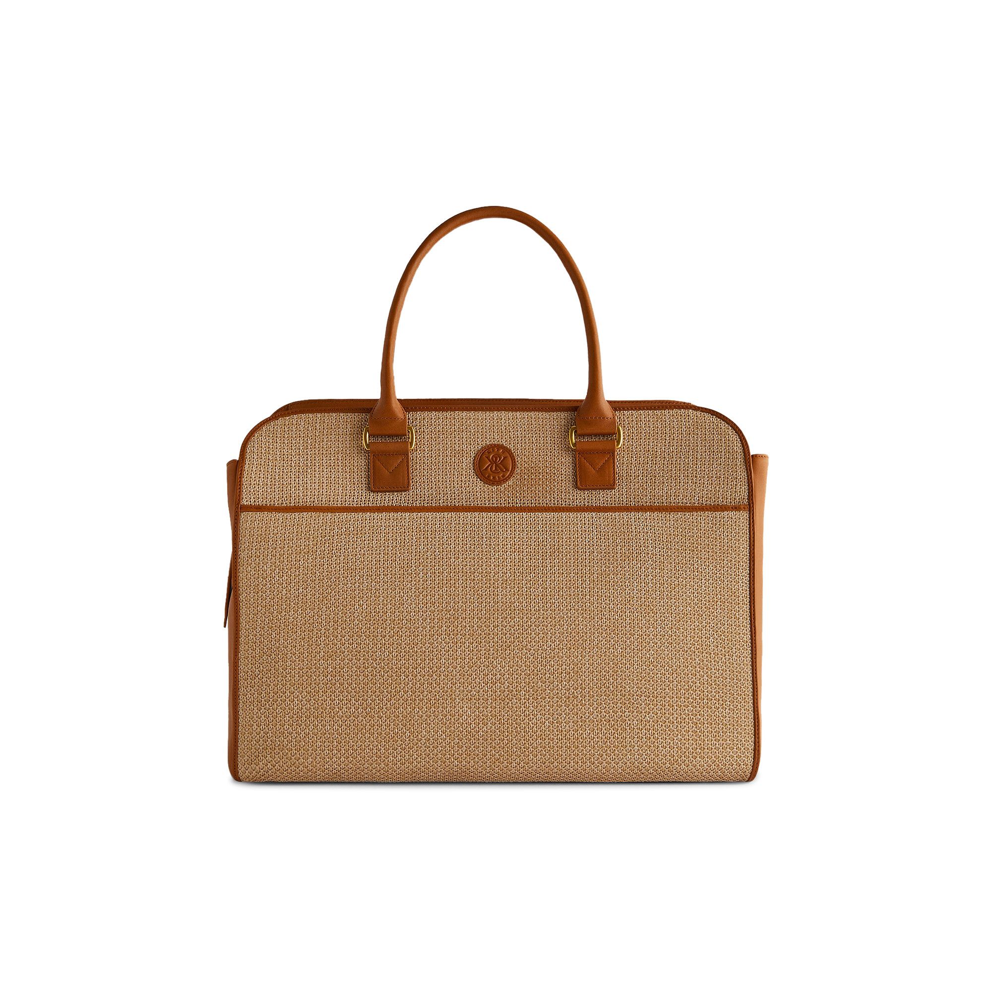 Buy Kith Raffia Document Bag 'Arch' - KHM040142 960 | GOAT UK