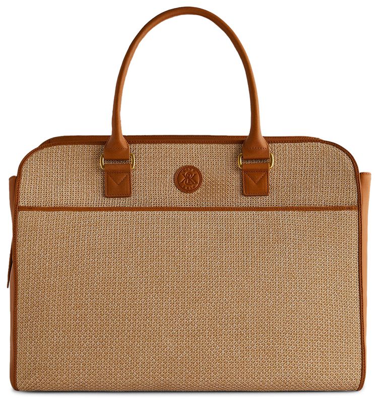 Kith Raffia Document Bag Arch