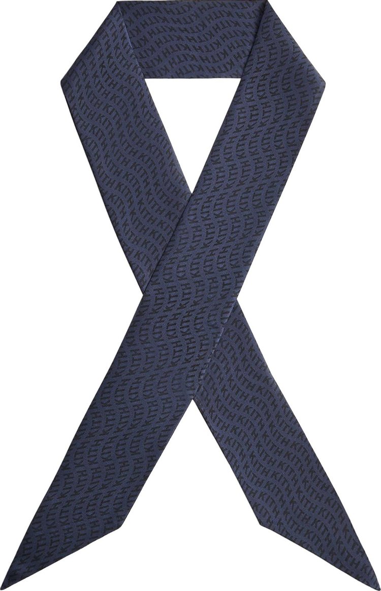 Kith Monogram Tie Scarf Nocturnal