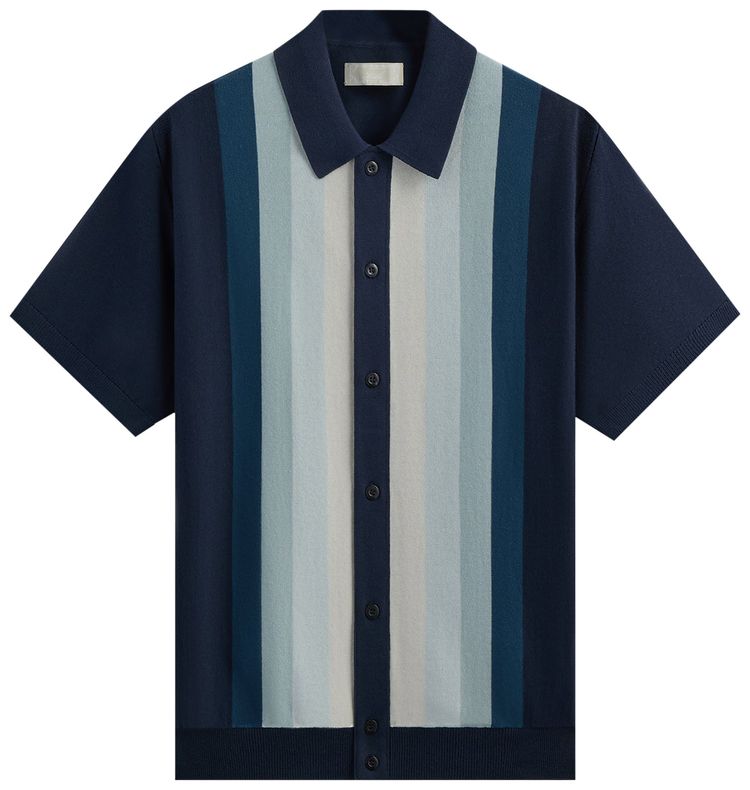 Kith Tilden Short Sleeve Button Up Polo Nocturnal