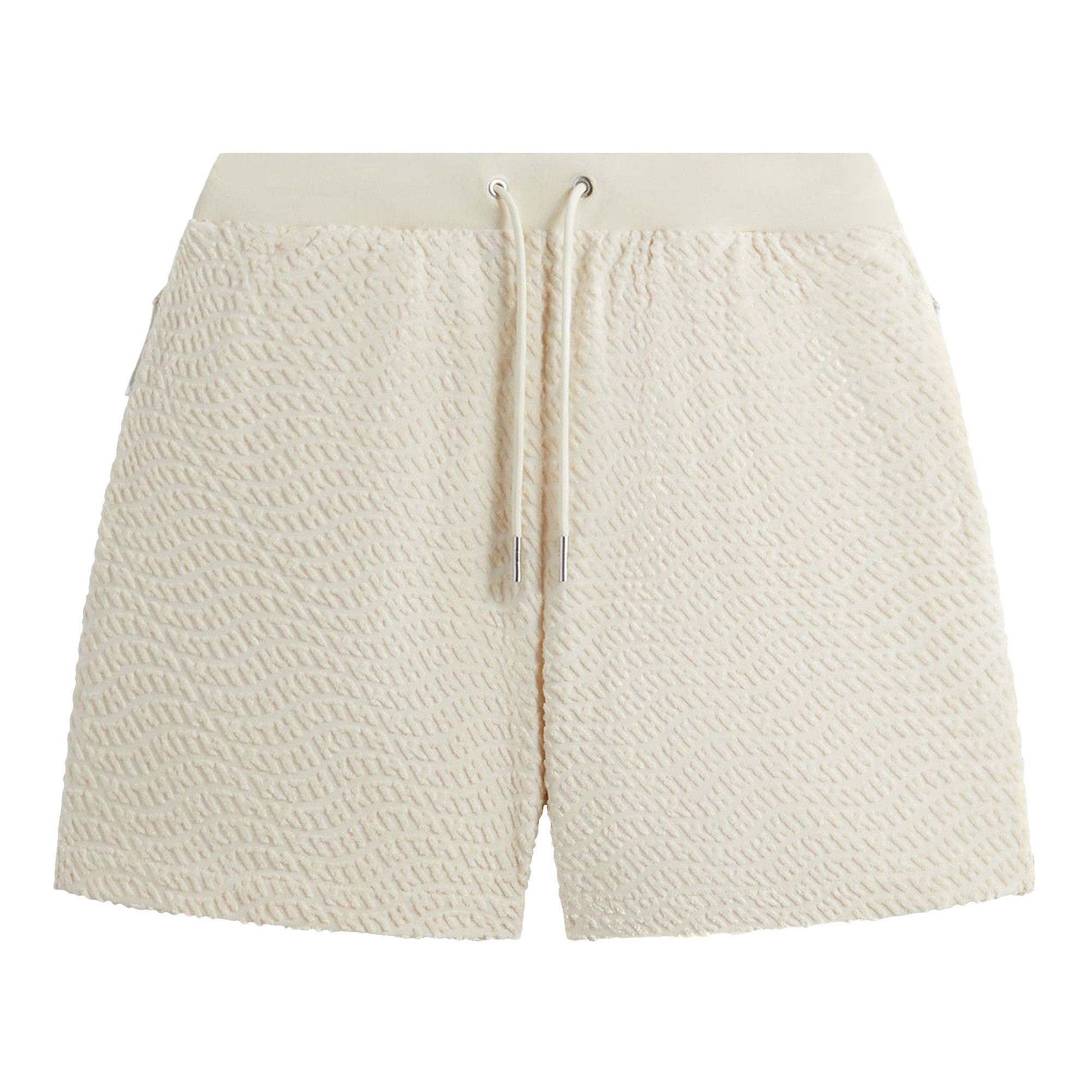 Buy Kith Wavy Monogram Terry Graham Short 'Sandrift