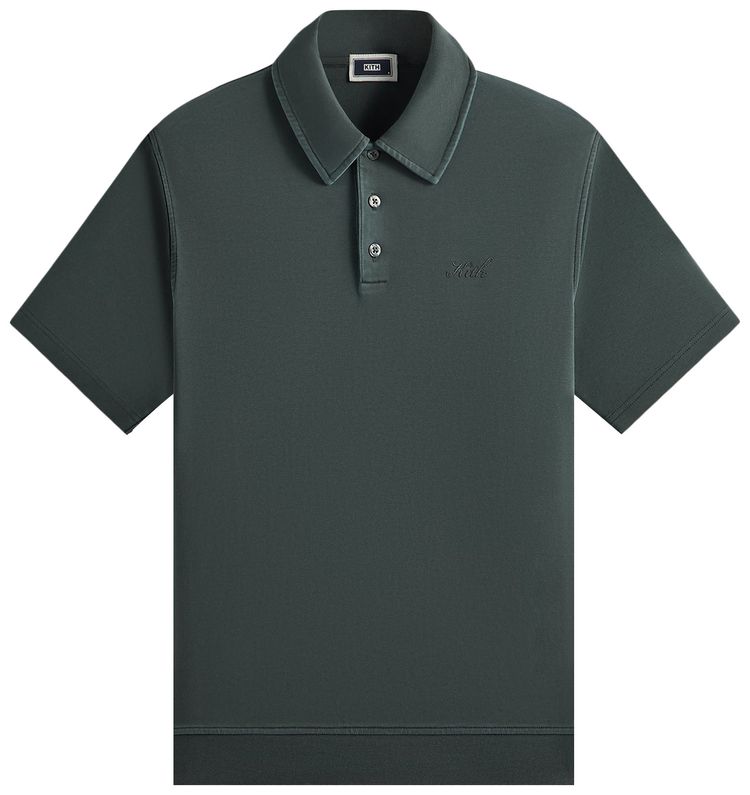 Kith Crystal Wash Interlock Graham Polo Machine