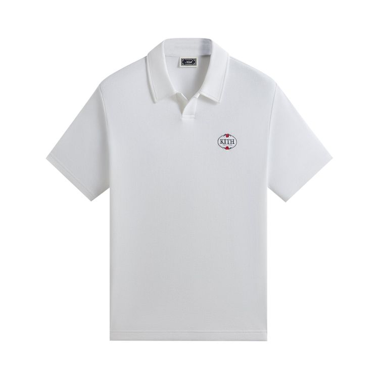 Kith Pique Drew Polo White