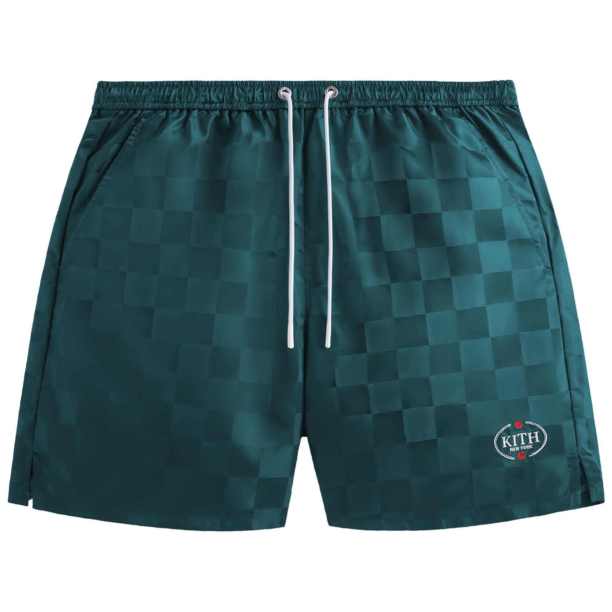 Buy Kith Checkered Satin Collins Short 'Chronicle' - KHM070002 329 | GOAT
