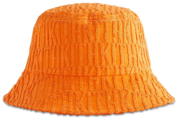 Kith Dawson Terry Monogram Camper Bucket Hat Clementine