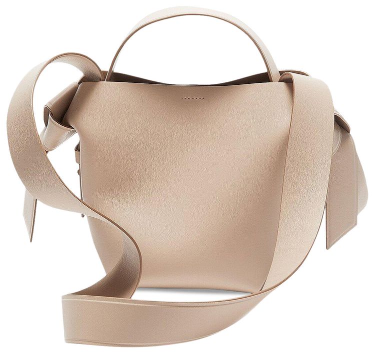 Acne Studios Musubi Mini Shoulder Bag Taupe Beige