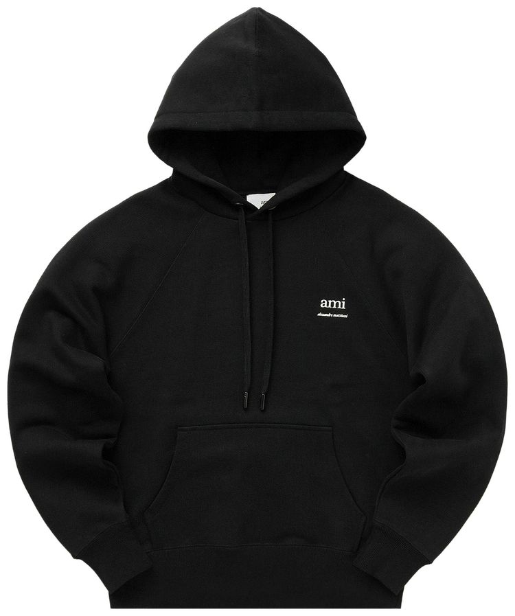 Ami Boxy Hoodie Black