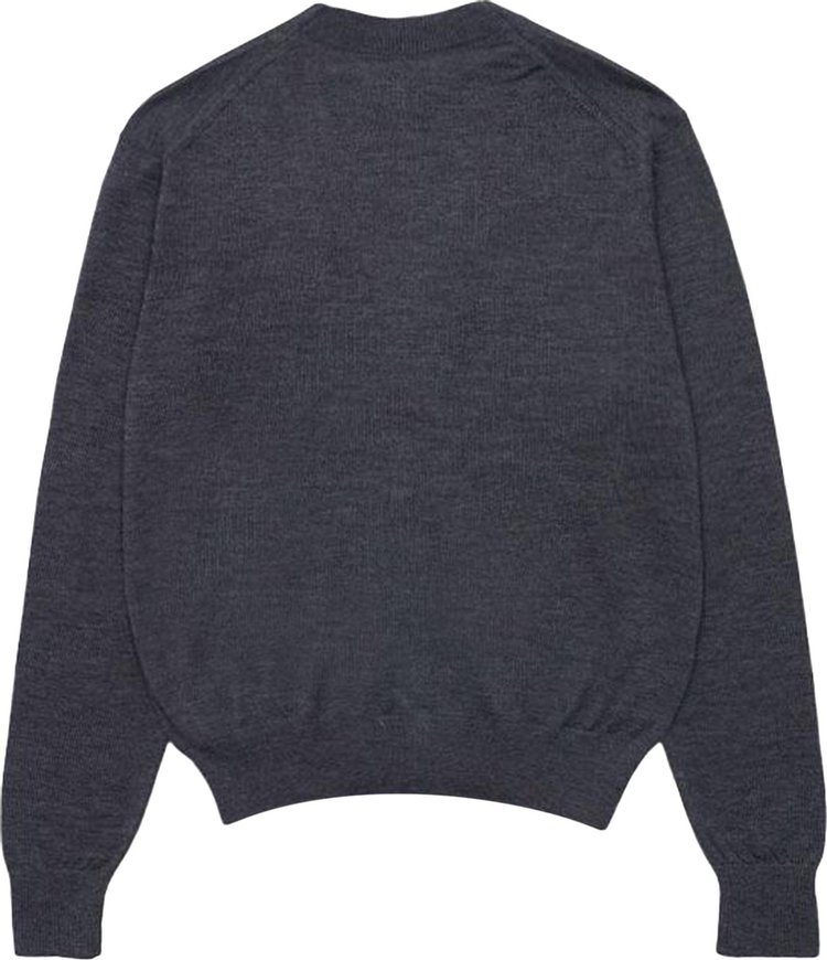 Ami Classic Cardigan Heather Grey