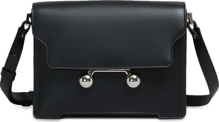 Marni Trunkaroo Medium Shoulder Bag Black