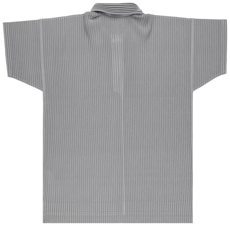 Homme Plisse Issey Miyake MC May Polo Warm Grey