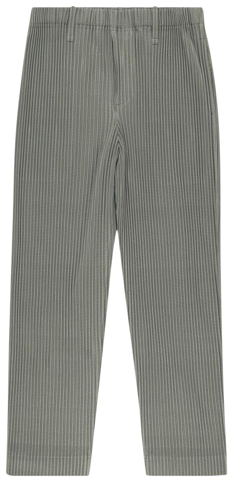 Homme Plisse Issey Miyake Color Pleats Pants Sage Green