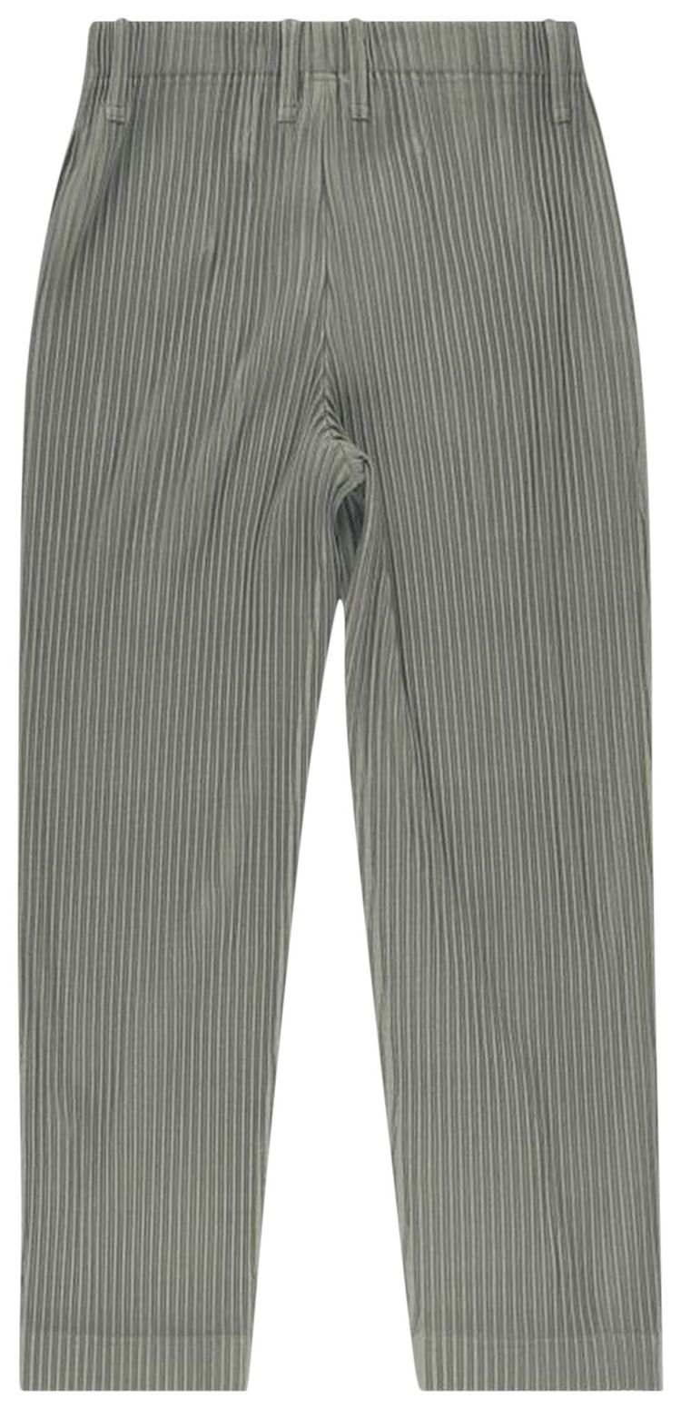Homme Plisse Issey Miyake Color Pleats Pants Sage Green