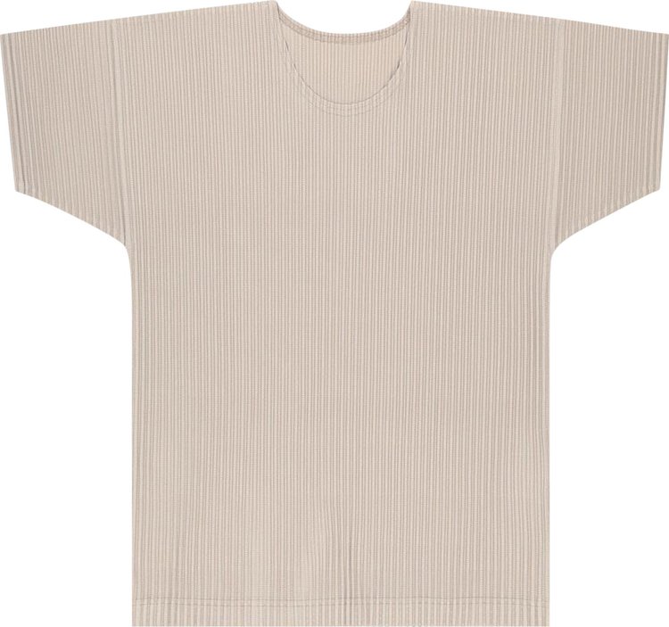 Homme Plissé Issey Miyake Color Pleats T-Shirt 'Linen Beige'