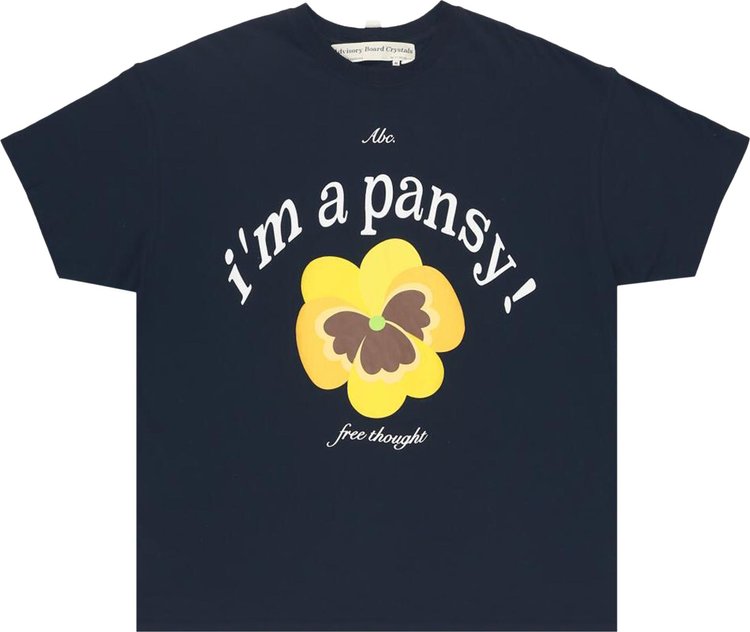 Advisory Board Crystals Pansy T Shirt Black