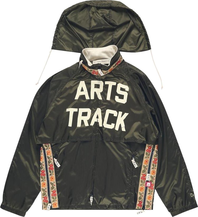 Advisory Board Crystals Arts Track Ripstop Jacket Dark Green