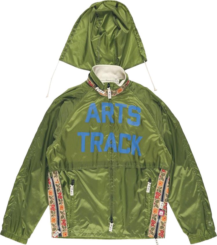 Advisory Board Crystals Arts Track Ripstop Jacket Green