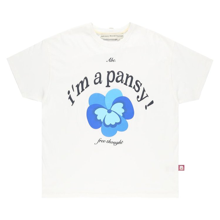 Advisory Board Crystals Pansy T Shirt White