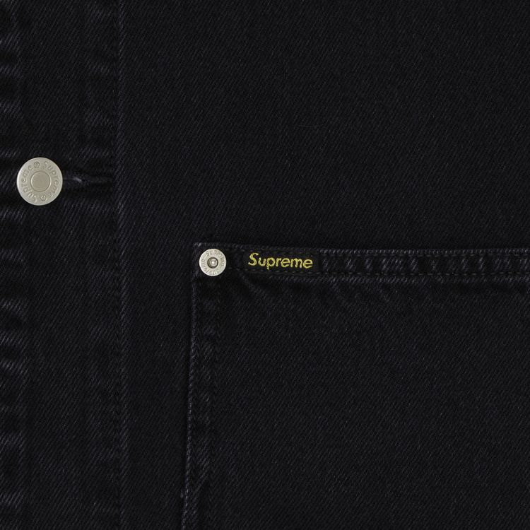 Supreme Denim Chore Trucker Jacket Black