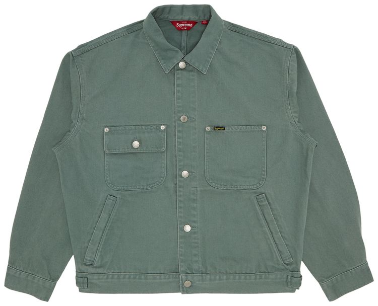 Supreme Denim Chore Trucker Jacket Mint