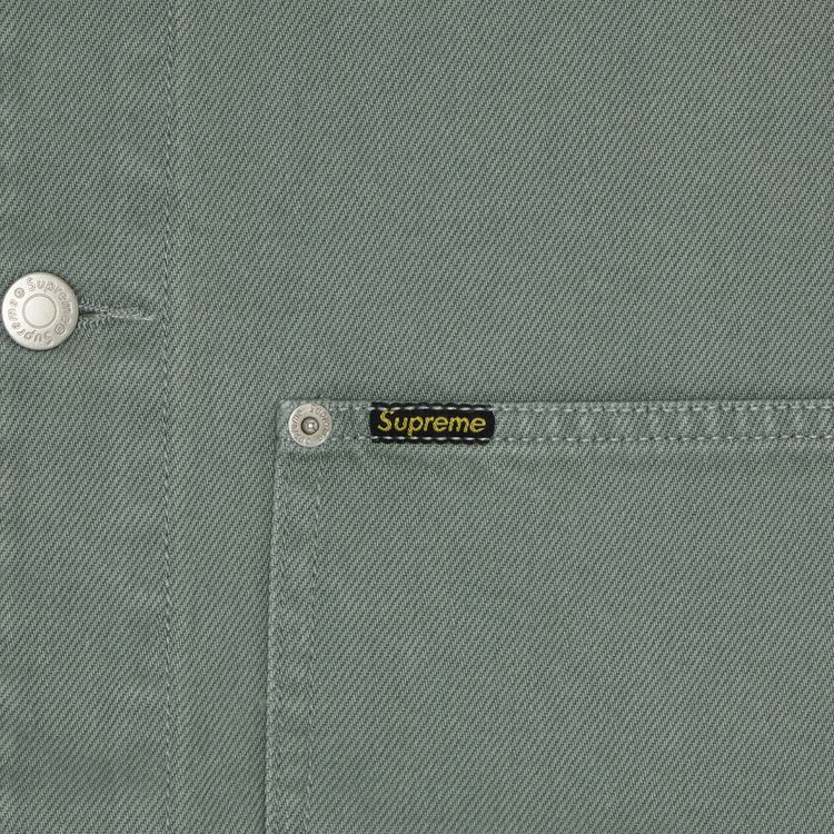 Supreme Denim Chore Trucker Jacket Mint